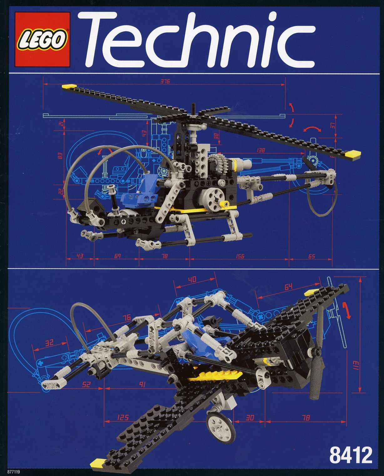 LEGO® 8412 Technic Nighthawk Helicopter - 2