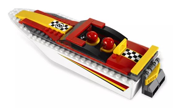 LEGO® 4643 City Power Boat Transporter - Motorcsónak szállító - 3