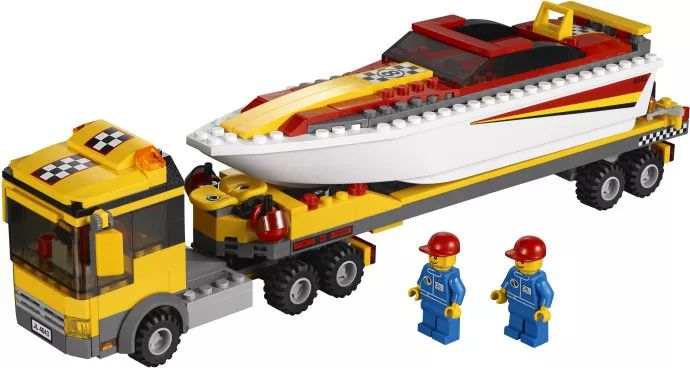 LEGO® 4643 City Power Boat Transporter - Motorcsónak szállító - 2