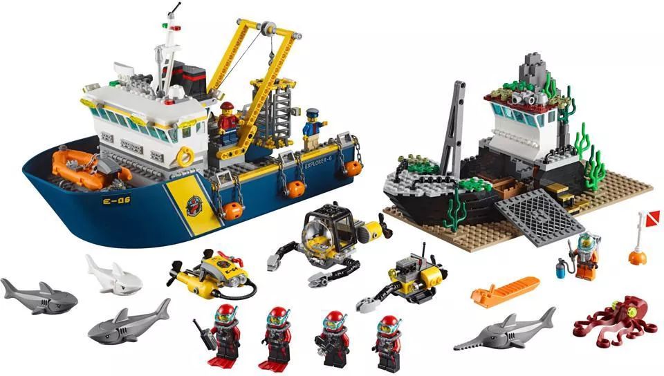 LEGO® 60095 City Deep Sea Exploration Vessel - Mélytengeri kutatóhajó - 3