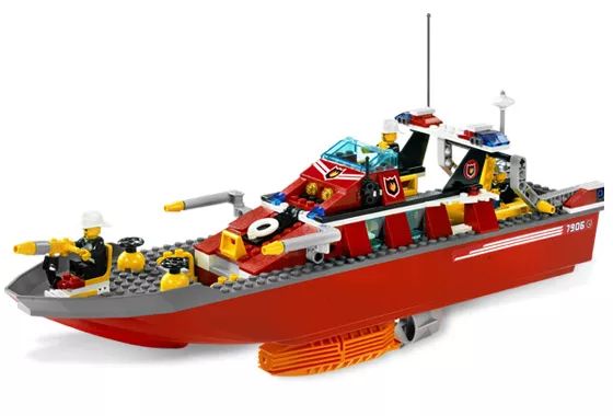 LEGO® 7906 City Fireboat - Tűzoltócsónak - 2