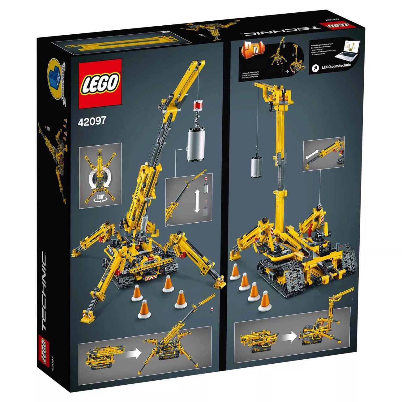 LEGO® 42097 Technic Compact Crawler Crane - Kompakt lánctalpas daru - 2
