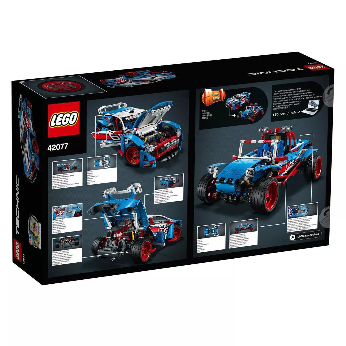 LEGO® 42077 Technic Rally Car - Rally autó - 2