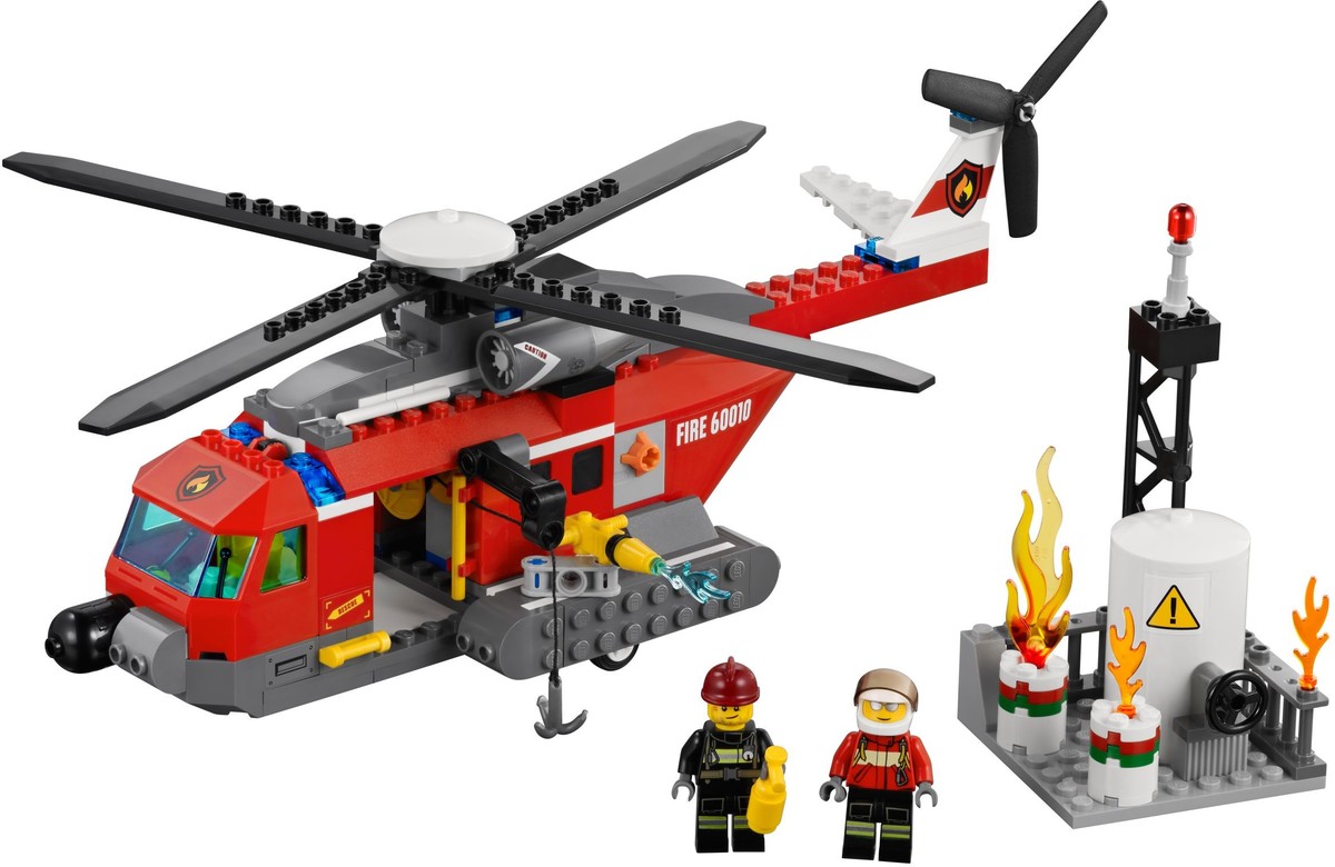 LEGO® 60010 City - Fire Helicopter – Tűzoltó helikopter - 2