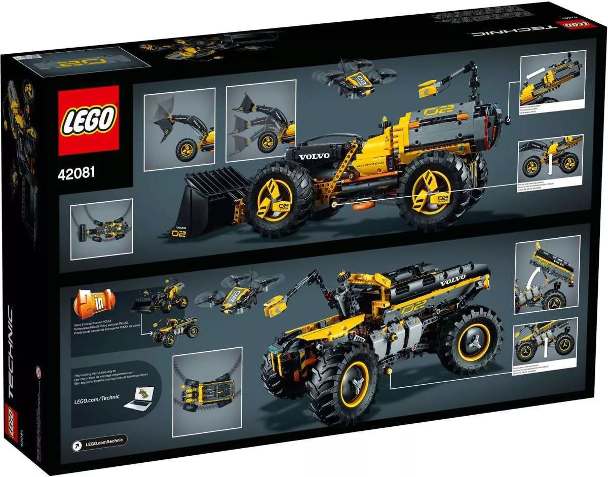 LEGO® 42081 Technic Volvo Concept Wheel Loader ZEUX - Volvo kerekes rakodógép ZEUX - 2