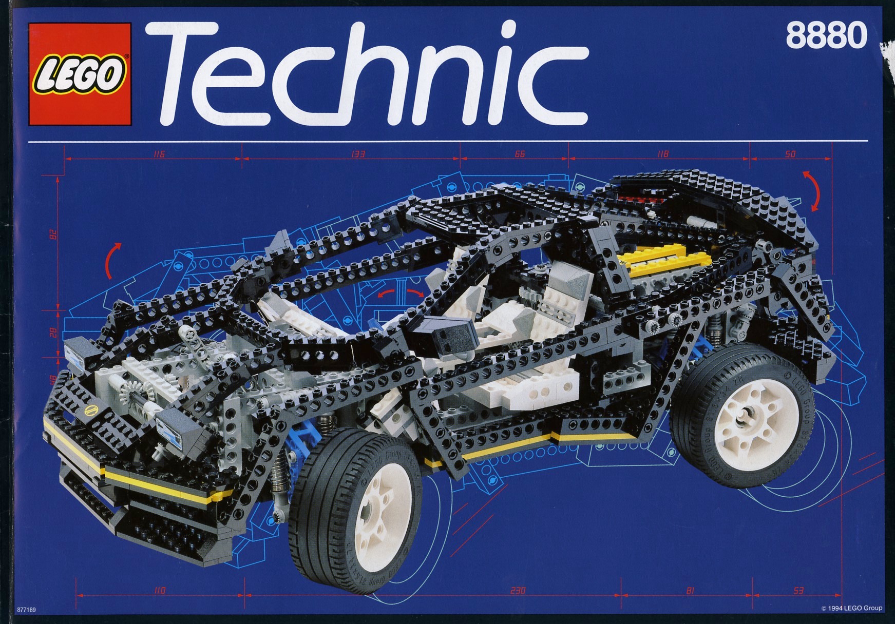 LEGO® 8880 Technic Super Car – Szupersportautó - 2