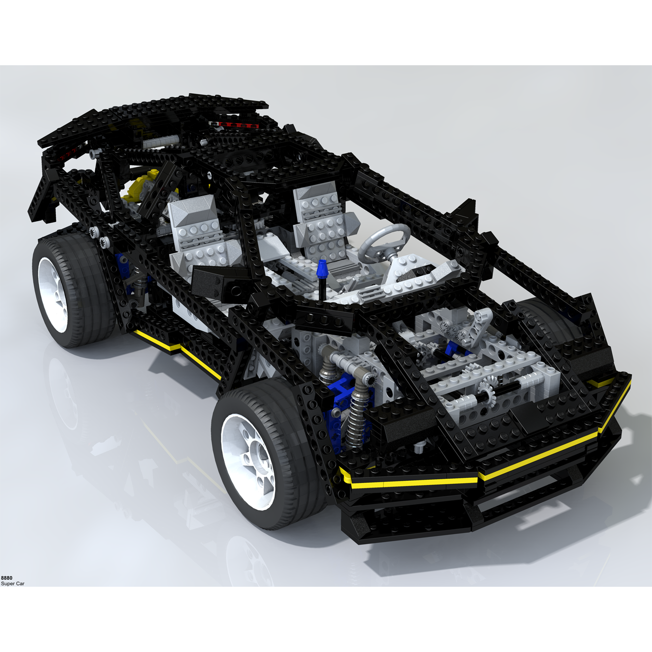 LEGO® 8880 Technic Super Car – Szupersportautó - 3