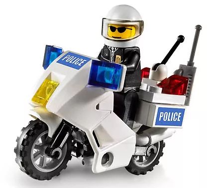 LEGO 7235 City Police Motorcycle – Rendőrségi motor - 2