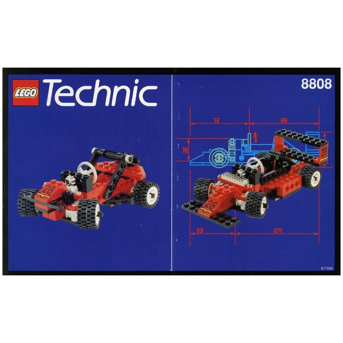 LEGO® 8808 Technic Formula One Racer - F1 versenyautó - 5