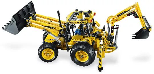 LEGO® 8069 Technic Backhoe Loader – Markológép - 4