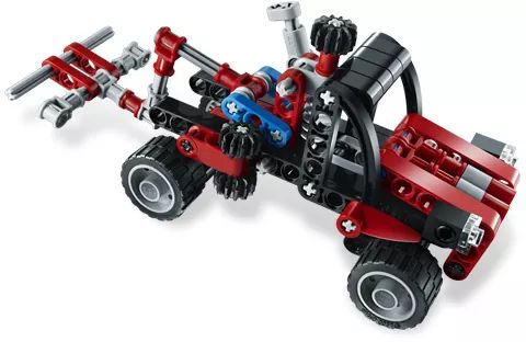 LEGO® 8065 Technic Mini Container Truck – Mini konténeres teherautó - 3