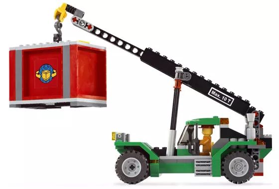 LEGO® 7992 City Harbor Container Stacker – Konténerrakodó - 2