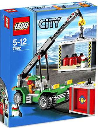 LEGO® 7992 City Harbor Container Stacker – Konténerrakodó - 3