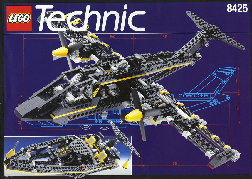 LEGO® 8425 Technic Black Hawk – Black Hawk helikopter - 3