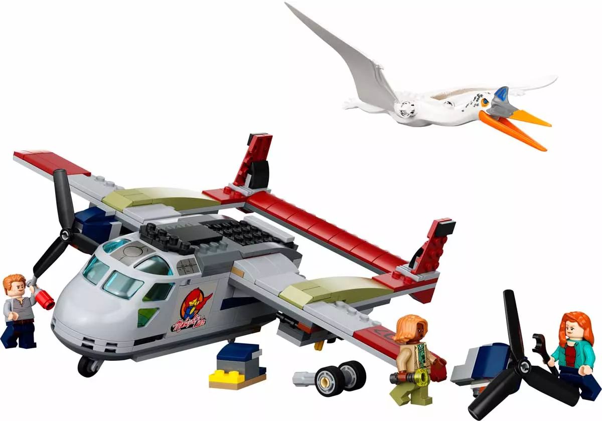 LEGO® 76947 Jurassic World™ Quetzalcoatlus Plane Ambush - Quetzalcoatlus repülőgépes támadás - 3