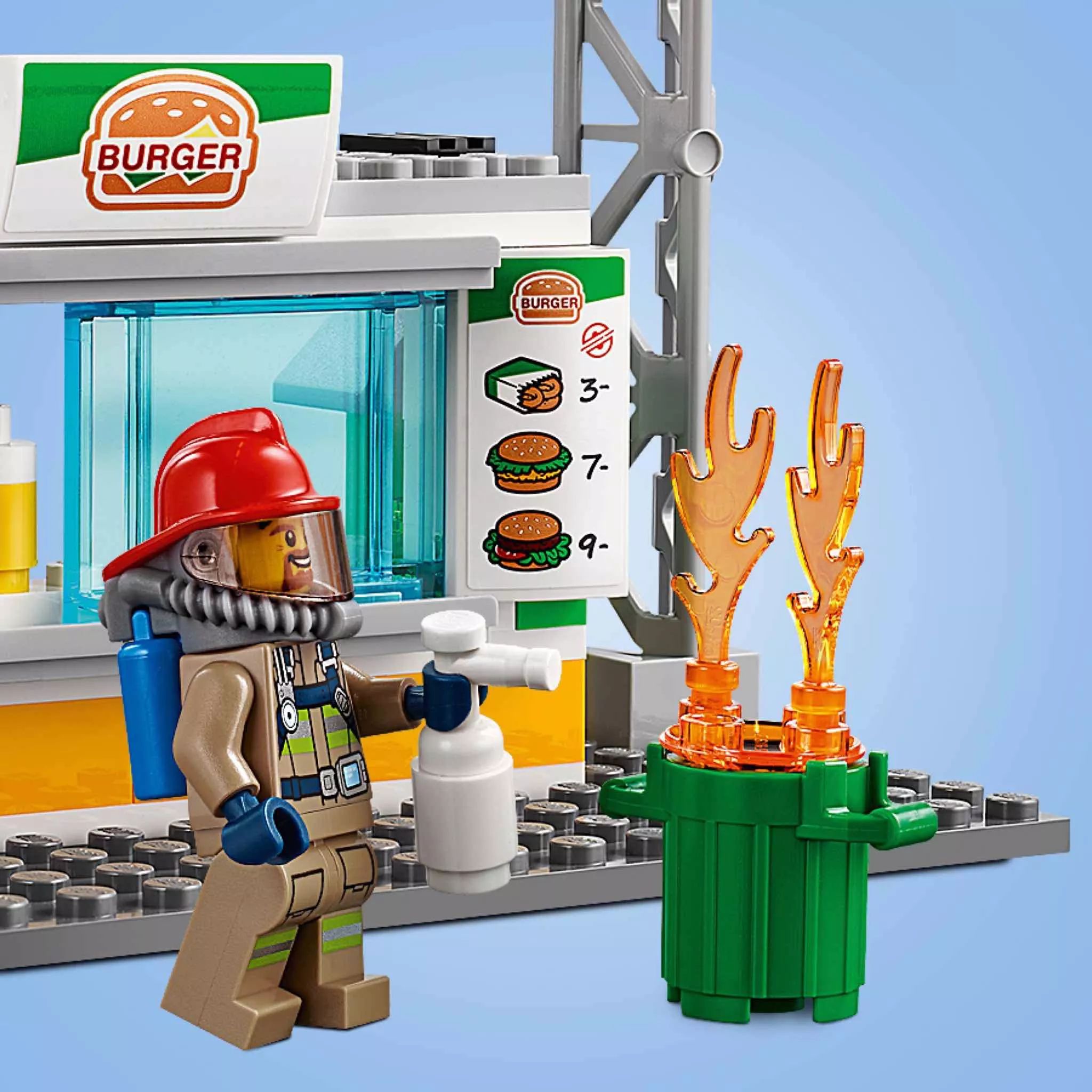 LEGO® 60214 City Burger Bar Fire Rescue - Tűzoltás a hamburgeresnél - 3