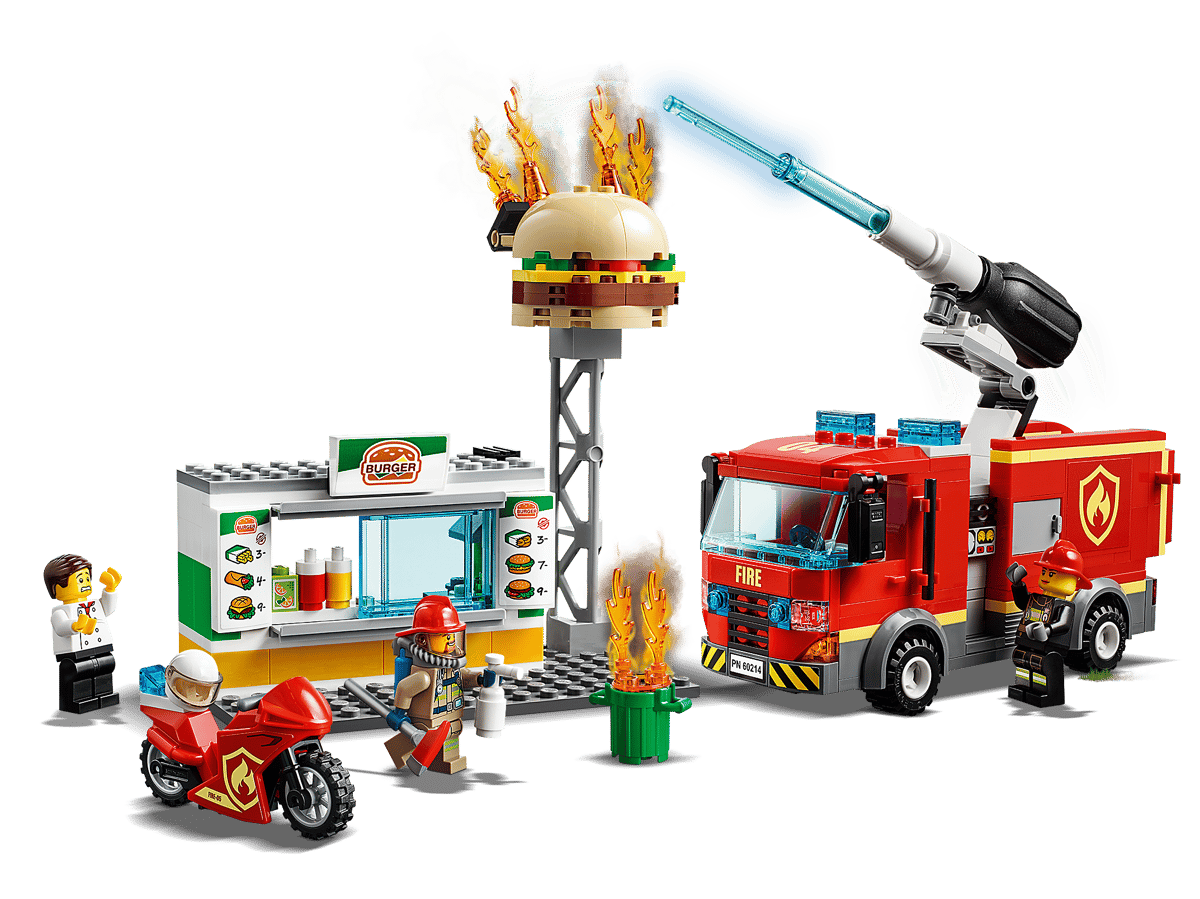 LEGO® 60214 City Burger Bar Fire Rescue - Tűzoltás a hamburgeresnél - 2