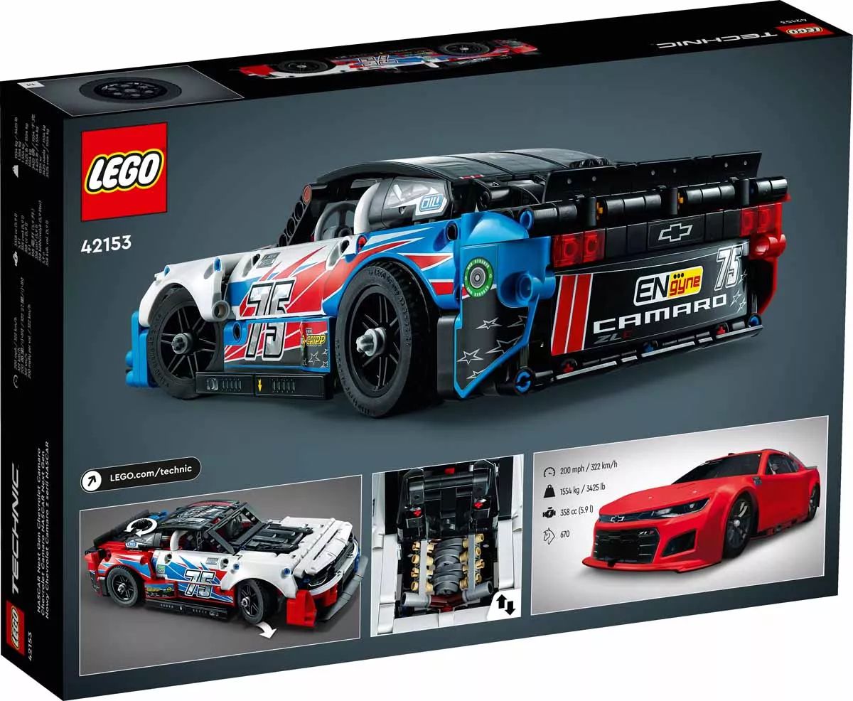 LEGO® 42153 Technic NASCAR® Next Gen Chevrolet Camaro ZL1 - 3