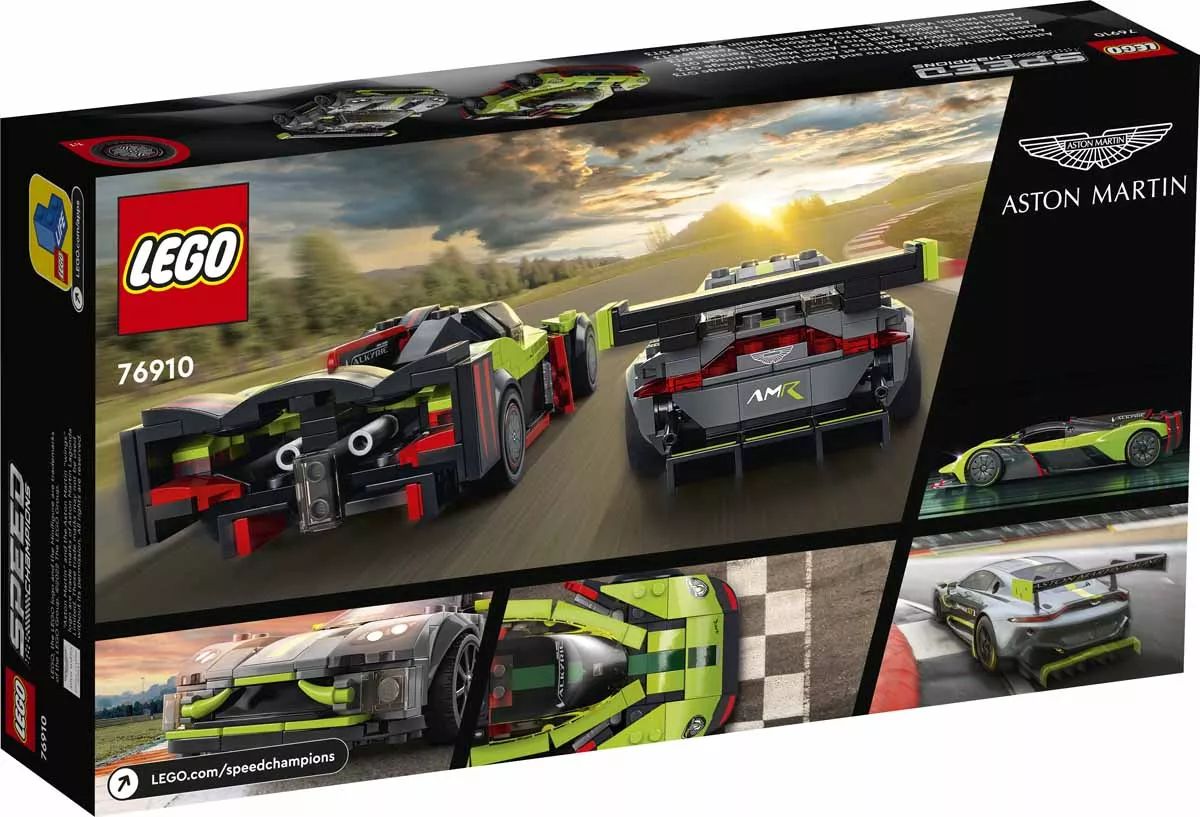LEGO® 76910 Speed Champions Aston Martin Valkyrie AMR Pro és Aston Martin Vantage GT3 - 3