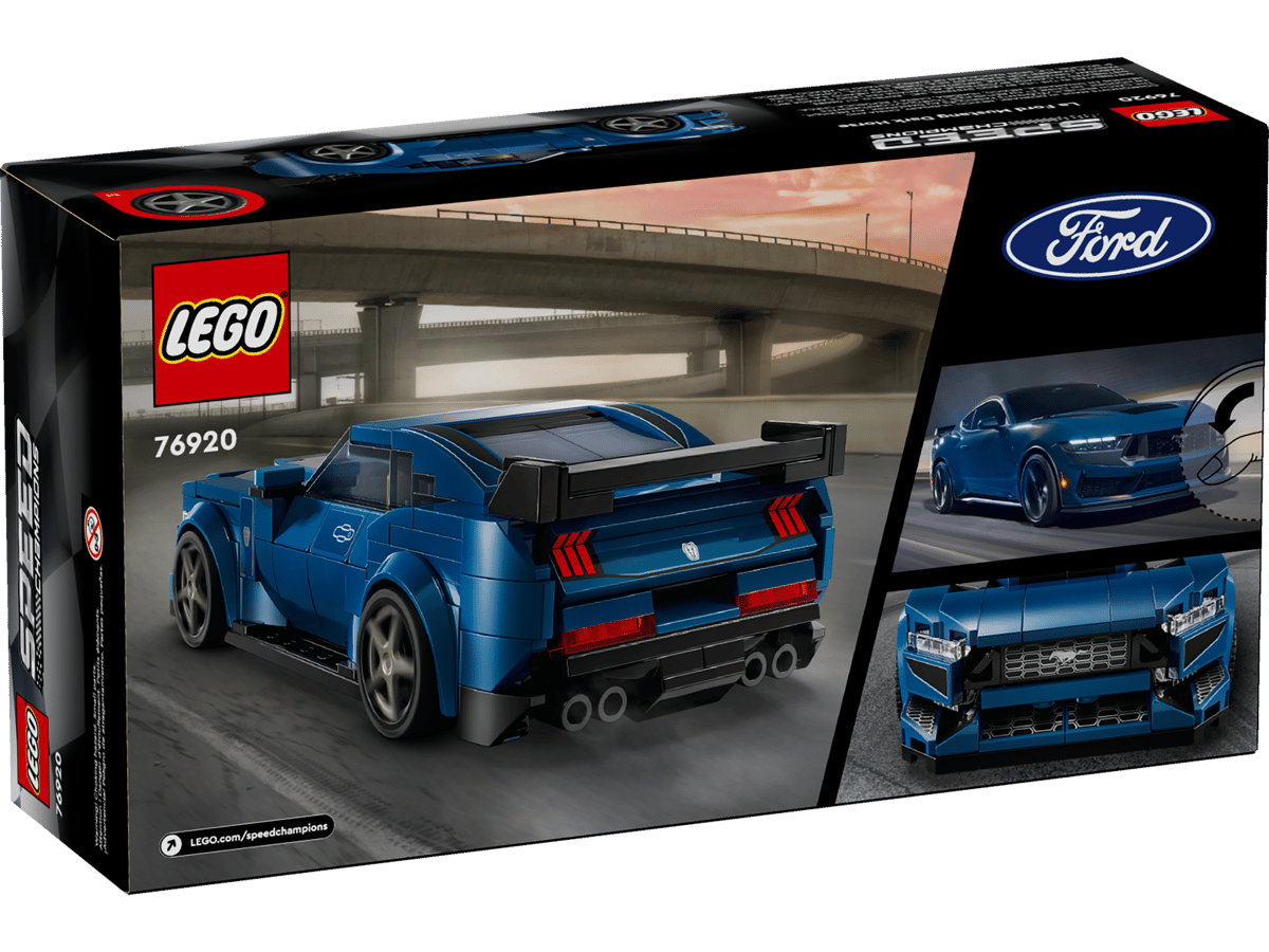 LEGO® 76920 Speed Champions Ford Mustang Dark Horse Sportautó - 5