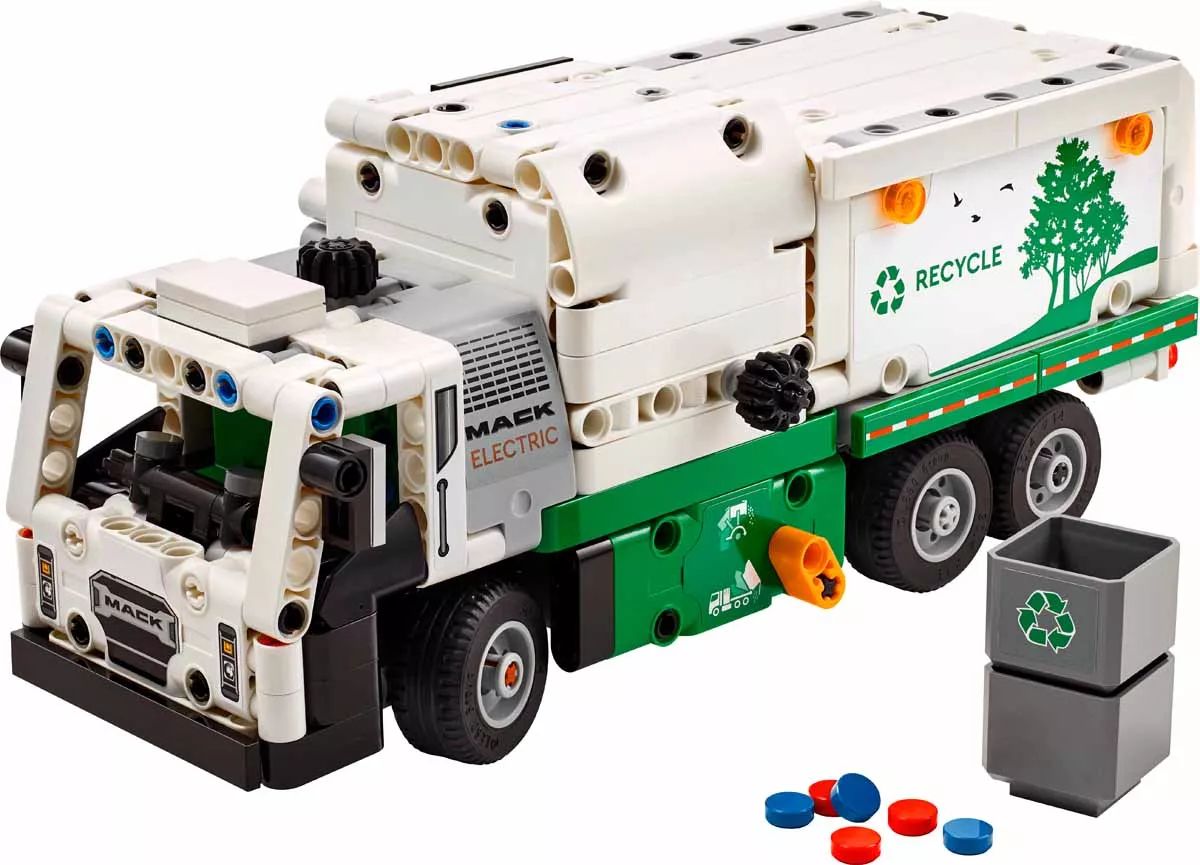 LEGO® 42167 Technic Mack® LR Electric Garbage Truck- Kukásautó - 2