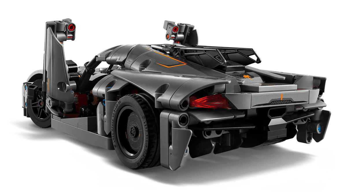 LEGO® 42173 Technic Koenigsegg Jesko Absolut Grey Hypercar - Szürke híperautó - 3