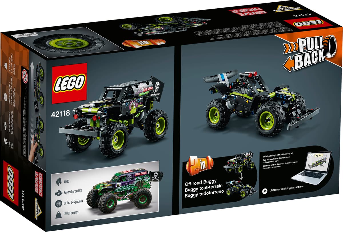 LEGO® 42118 Technic Monster Jam® Grave Digger® - 7