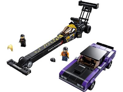 LEGO® 76904 Speed Champions Mopar Dodge//SRT Top Fuel Dragster and 1970 Dodge Challenger T/A - 4