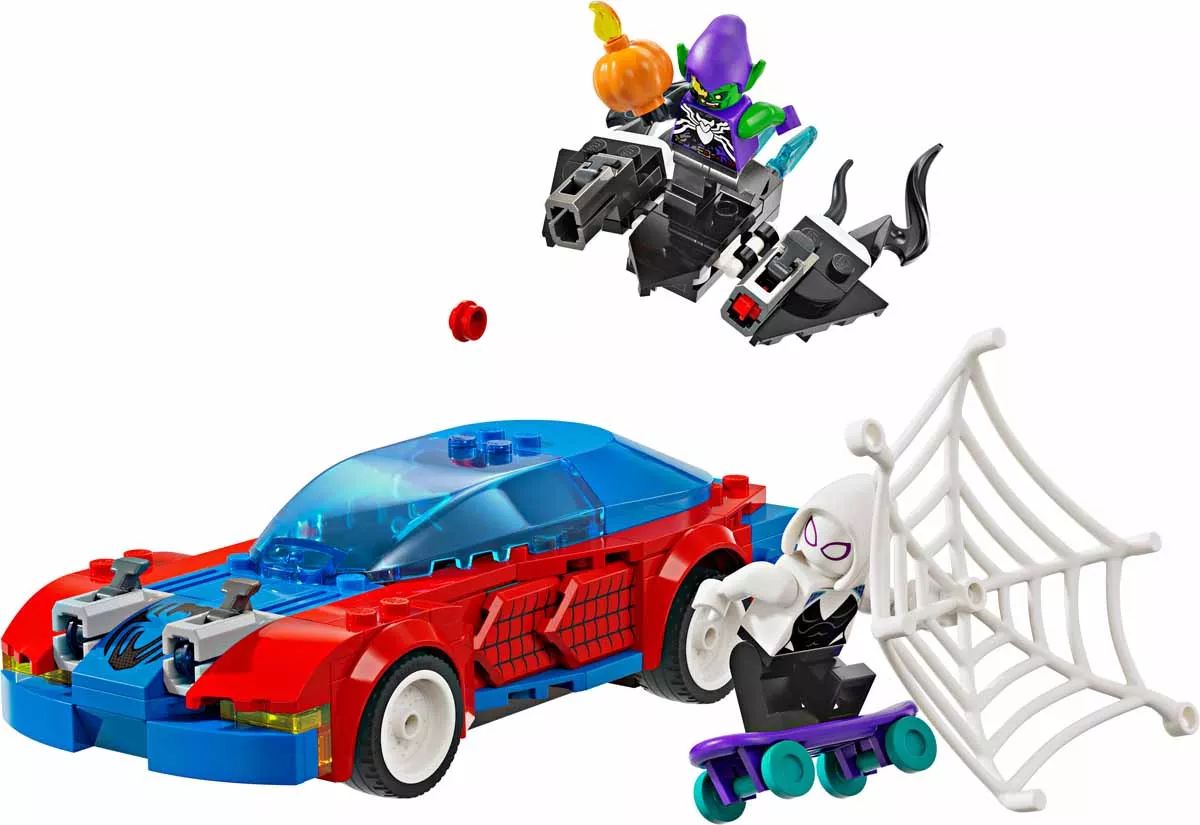 LEGO® 76279 Super Heroes Spider-Man Race Car and Venom Green Goblin - Pókember versenyautó és Venomizált Zöld Manó - 2
