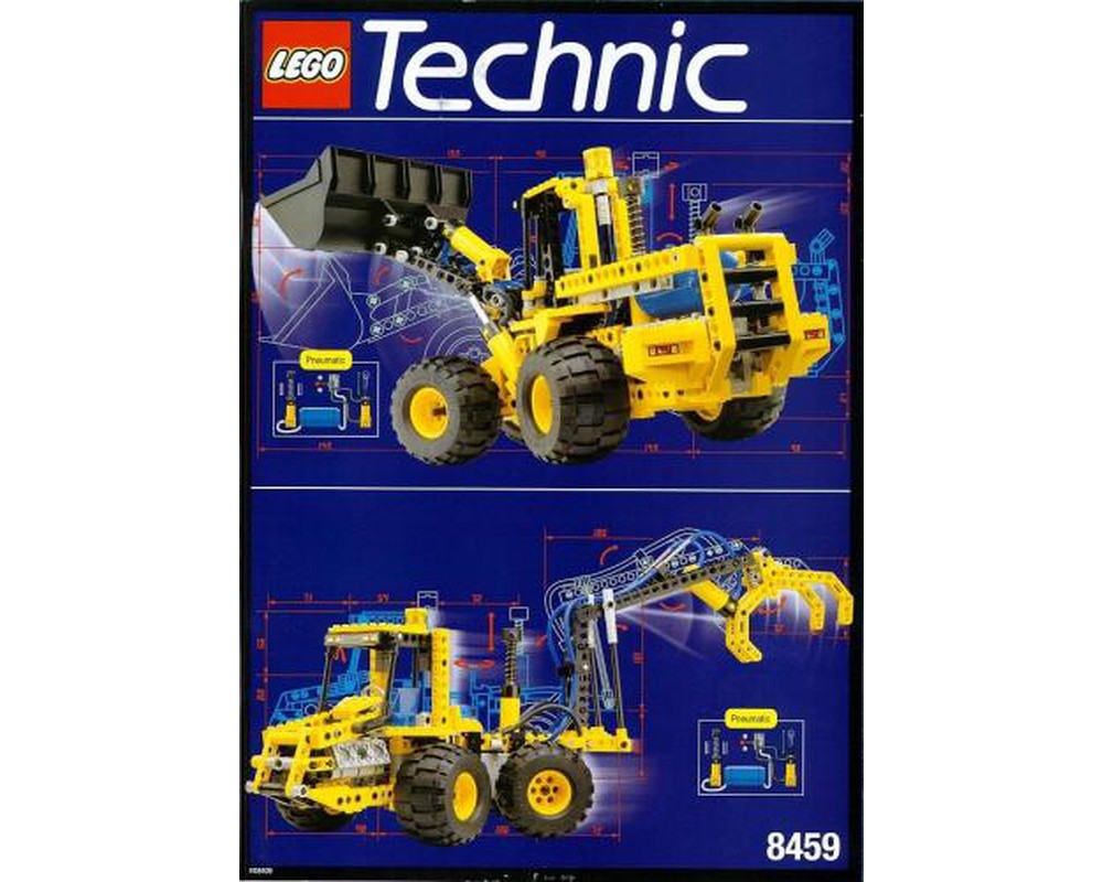 LEGO® 8459 Technic Pneumatic Front End Loader - Pneumatikus homlokrakodó - 5