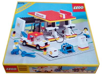 LEGO® 6378 Shell Service Station - Shell töltőállomás