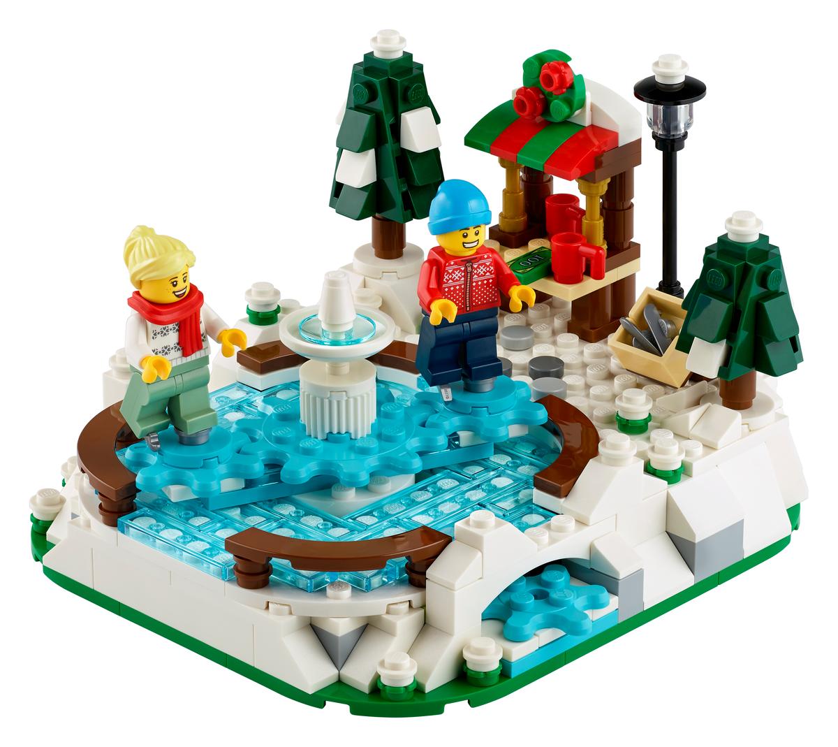 LEGO® 40416 Ice Skating Rink - Karácsonyi korcsolyapálya - 2