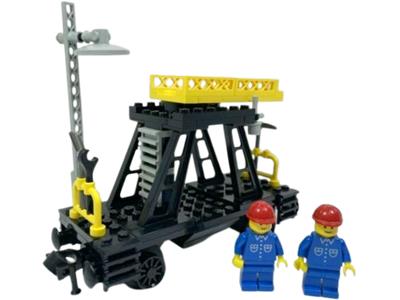 LEGO® 7821 Overhead Gantry and Lighting Maintenance Wagon (Service Waggon) – Vasúti pálya- és világításkarbantartó kocsi - 3