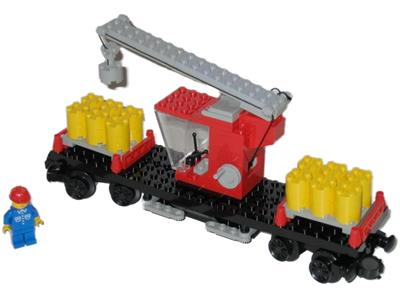 LEGO® 7817 Trains Crane Wagon – Vasúti darus tehervagon - 3