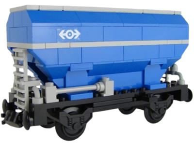 LEGO® 4536 Trains Blue Hopper Car – Kék Silókocsi - 2