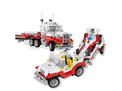 LEGO® 5591 Model Team Mach II Red Bird Rig – Red Bird szállító kamion - 4
