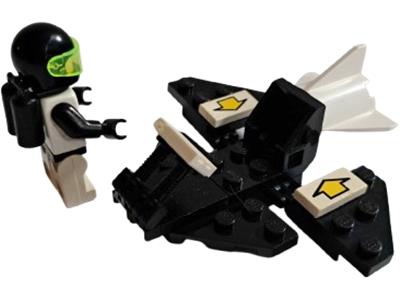 LEGO® 1462 Blacktron 2 Galactic Scout - Felderítő űrjármű - polybag - 5