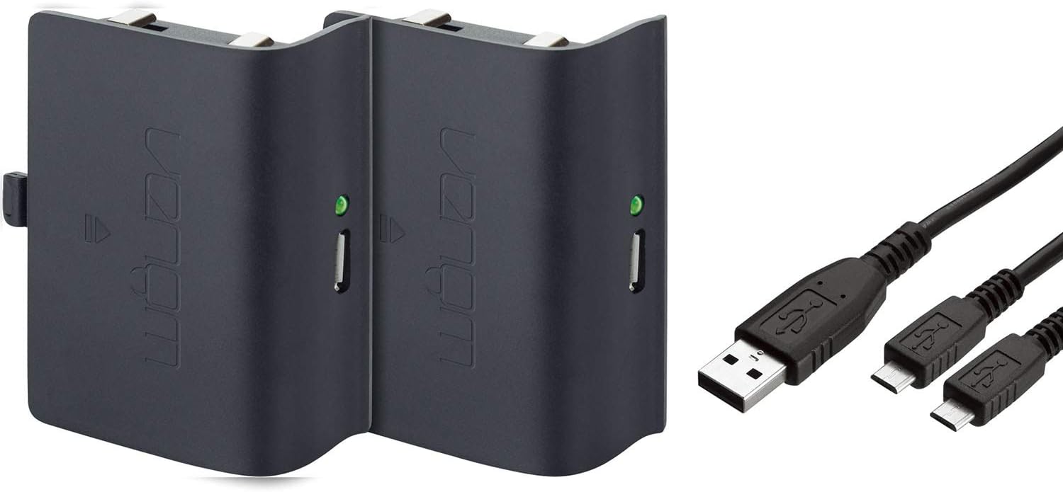 Venom Twin Rechargeable Battery Packs - Újratölthető akkumulátor pack - Xbox One  /fekete/ - 3