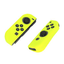 Nintendo Switch Joy-Con csúszásmentes szilikon tok - sárga - 2