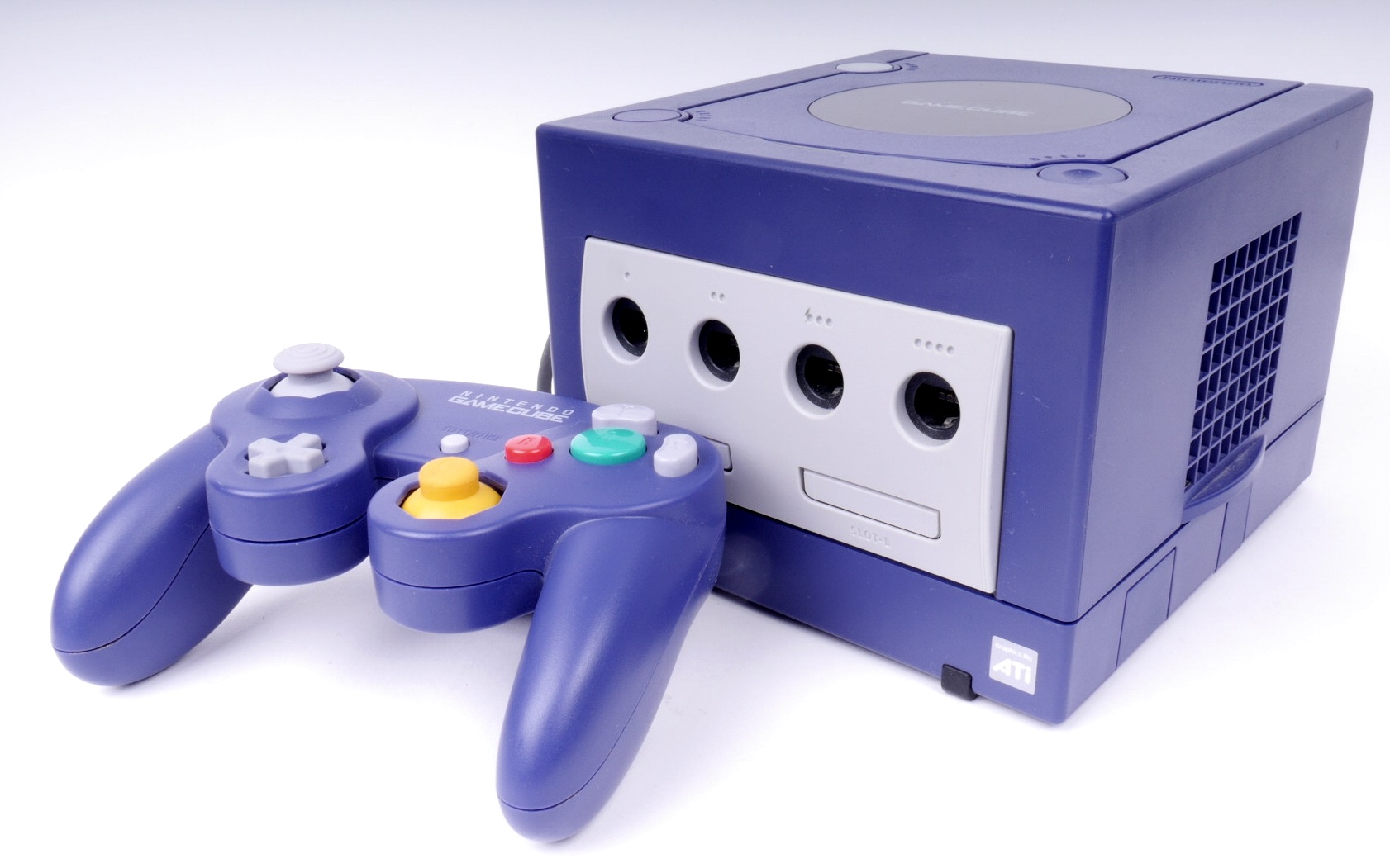 Nintendo Gamecube játékkonzol - lila /gyári doboz nélkül/ - 3