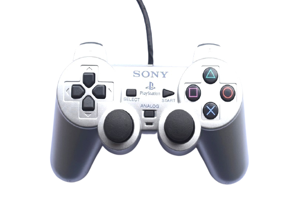 Sony PlayStation 2 PS2 Kontroller - ezüst - 2