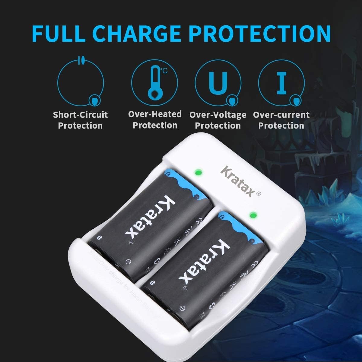 Kratax Dual Charger akkumulátor töltő - Xbox One - 2