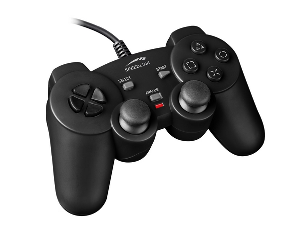 SpeedLink Strike 2 vezetékes kontroller - PS2 /fekete/ - 2