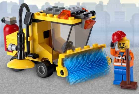 LEGO® 7242 City Street Sweeper  - Utcaseprő gép - 3