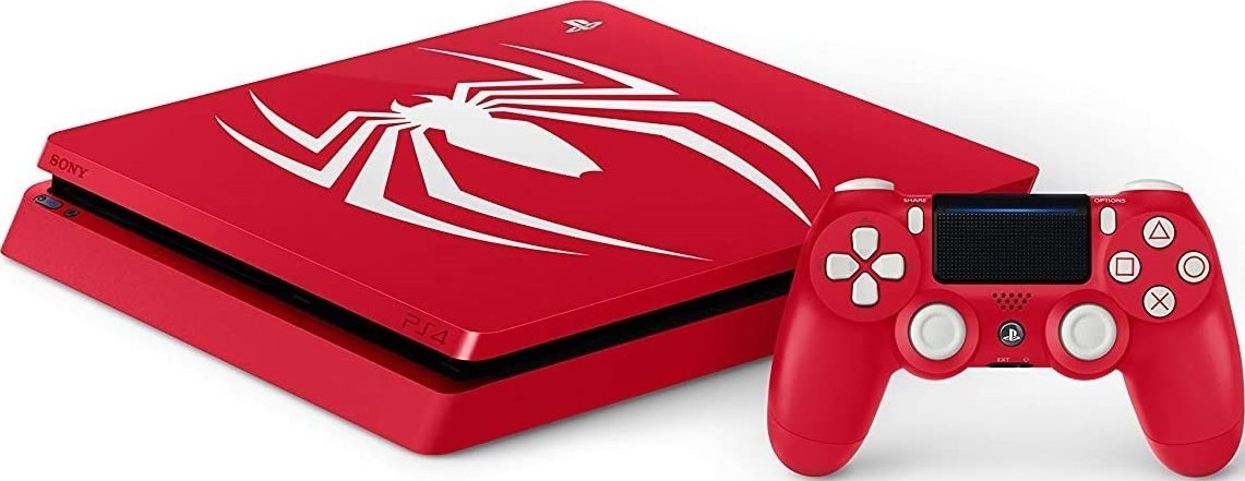 Sony Playstation 4 Slim ( PS4 ) 1TB SPIDER-MAN  1 év garanciával | gyári doboz nélkül - 2