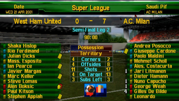 Premier Manager 2000 - PS1 - 4