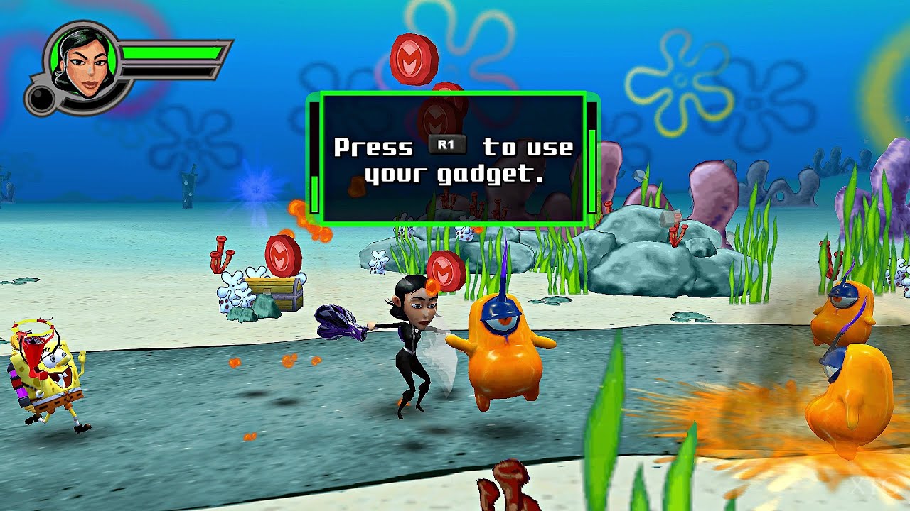 SpongeBob SquarePants featuring Nicktoons Globs of Doom - PS2 - 2