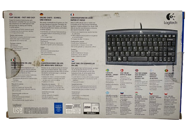 Logitech USB billentyűzet - PlayStation 2  | angol nyelvű - 3