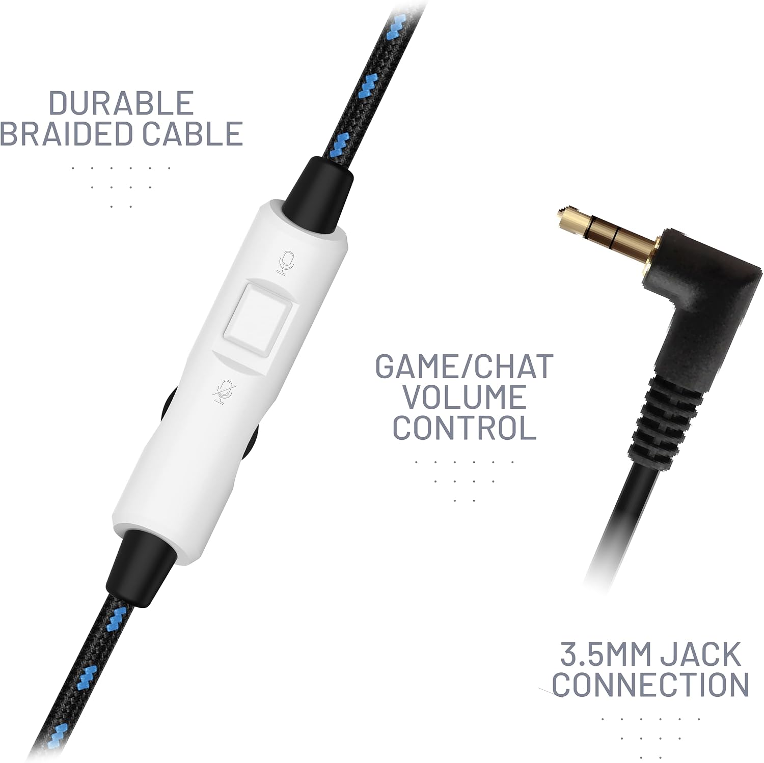 Stealth C6-100 Multi-Platform vezetékes gaming headset – fehér - 5