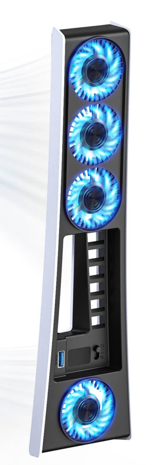 PS5 Pro hűtőventilátor USB porttal - 2